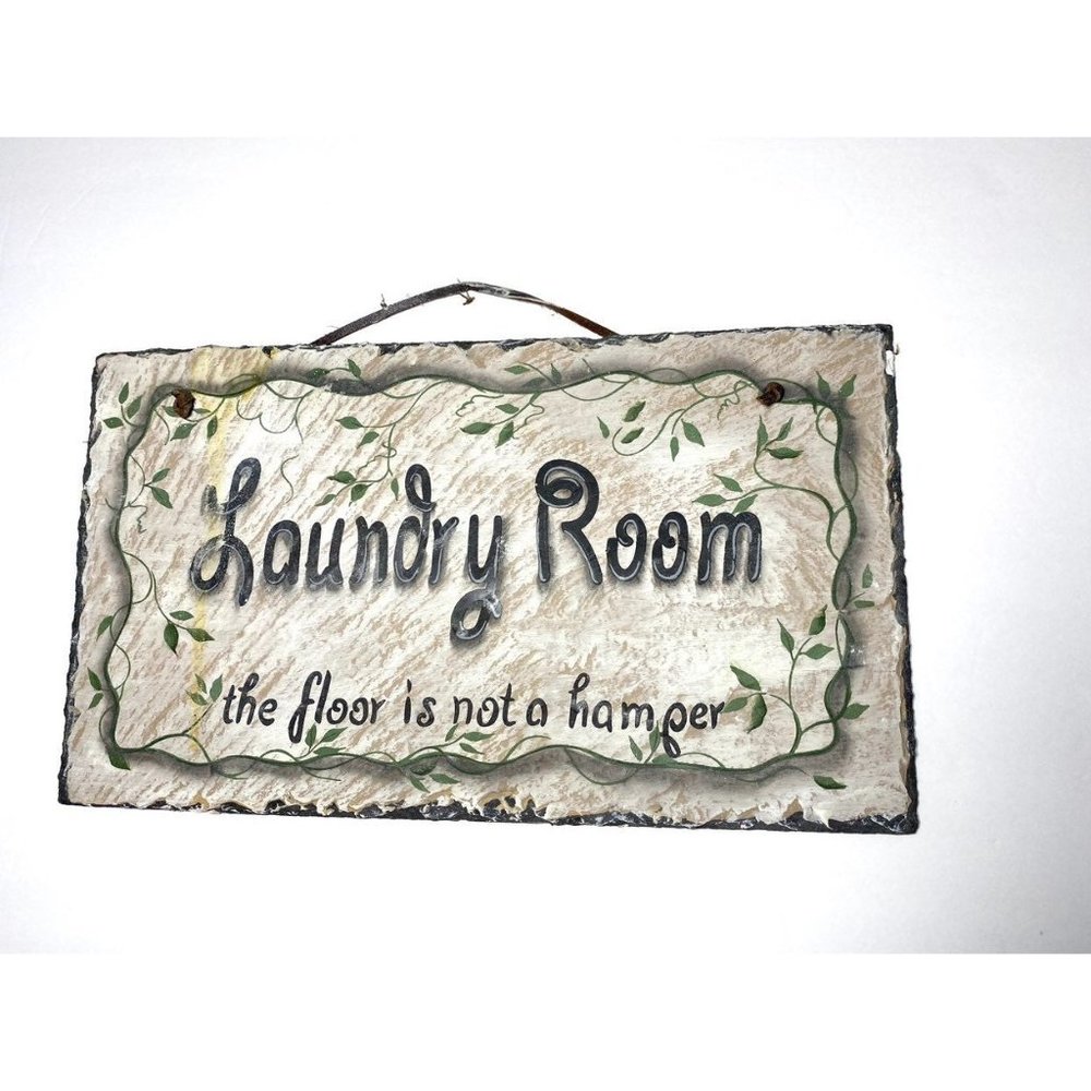 Rectangular Slate Laundry Room Sign - Picture 6 of 10